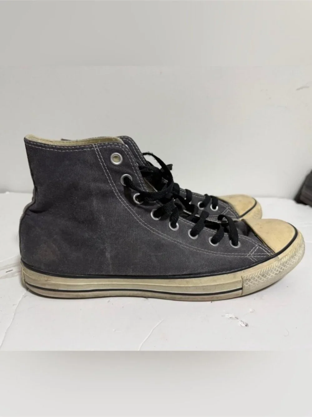 Converse Chuck Taylor All Star High Top Sneakers Gray Size 10 - Picture 2 of 10